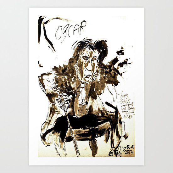 Oscar Wilde Art Print