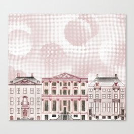 Bubblegum house Canvas Print