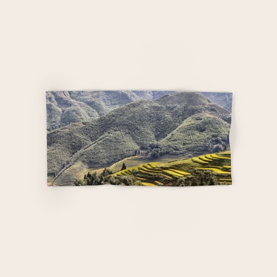 Teraces of Rice Hand & Bath Towel