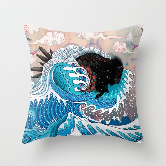 The Unstoppabull Force Throw Pillow
