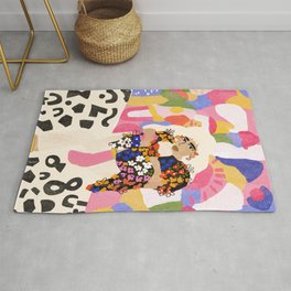 World Full Of Colors Rug | Colors, Earrings, Ink, Pattern, Blonde, Pop Art, Colorful, Black, Matisseinspired, Curated 