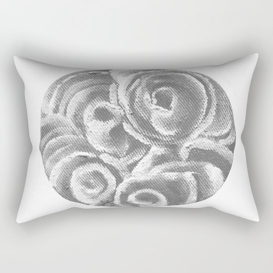 Peach Plum Dreams in the Dark Rectangular Pillow