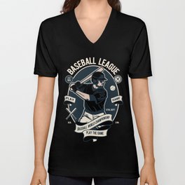 BASEBALL LEAGUE - Baseball World Championship V Neck T Shirt