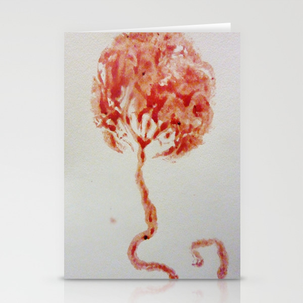Tree Of Life The Placenta Stationery Cards By Chartreuse Society6