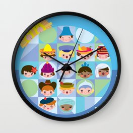 small world Wall Clock