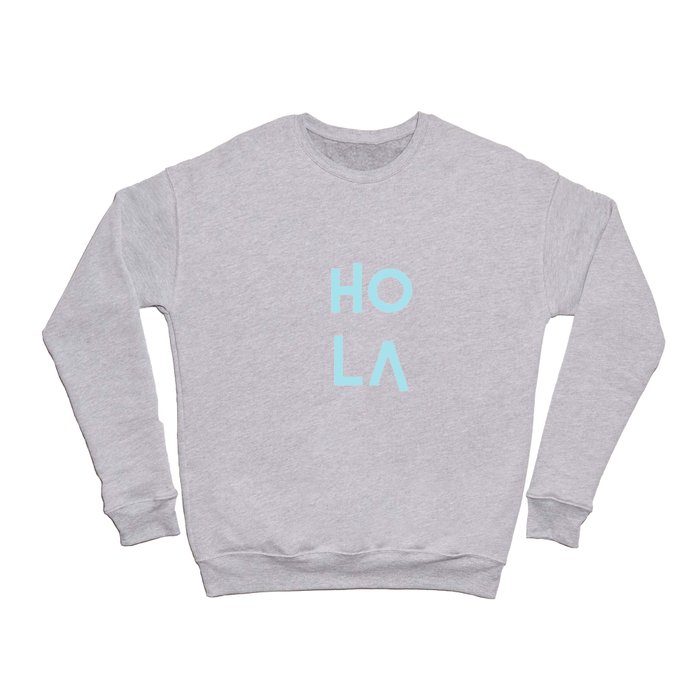 HolA orange & mint Crewneck Sweatshirt