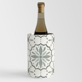 Tile Pattern in Aqua Wine Chiller