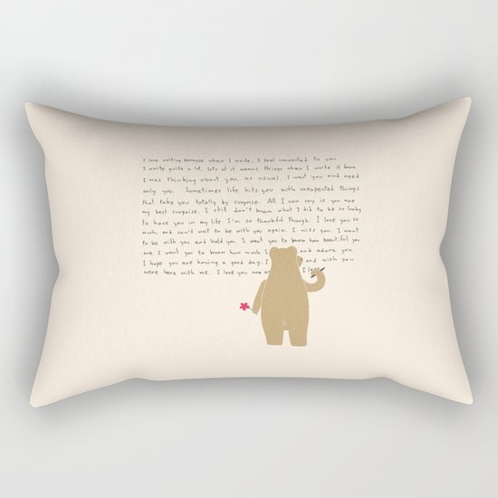 Writing Rectangular Pillow