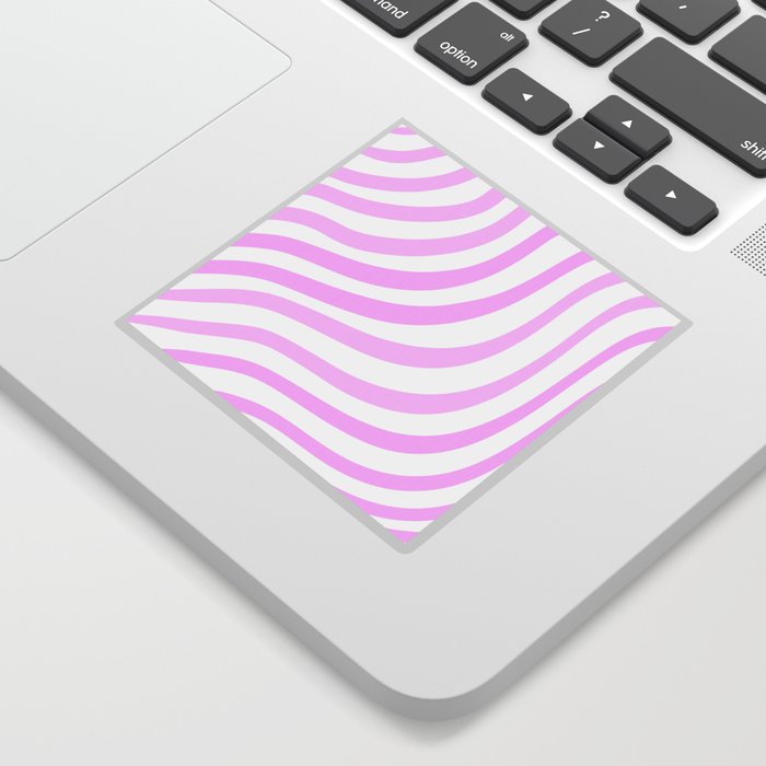 Pastel Pink Stripes Sticker