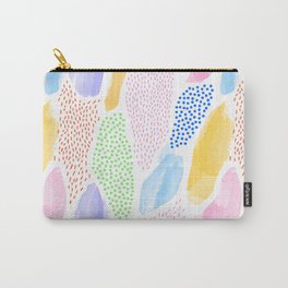 Abstract hand drawn shapes doodle pattern Carry-All Pouch