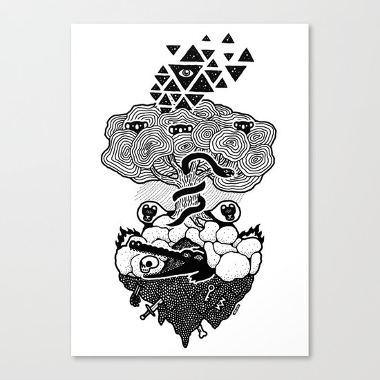 Hypnoisland Canvas Print