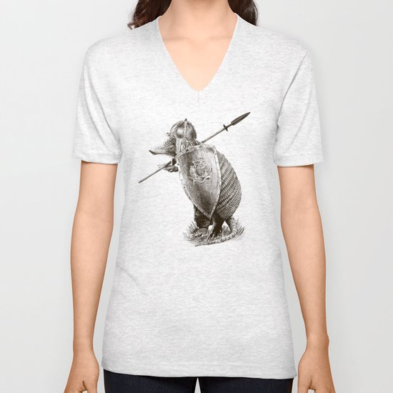 Armadillo by Eric Fan & Viviana González Unisex V-Neck