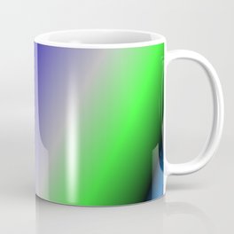 Dégradé bleu vert Coffee Mug