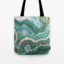 Teal & Pink marble Tote Bag