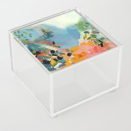 garden with sea view and olive tree Acrylic Box