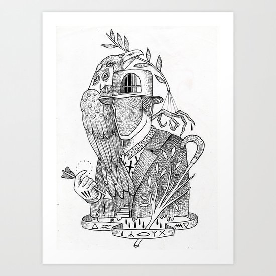 Y X /\ Art Print