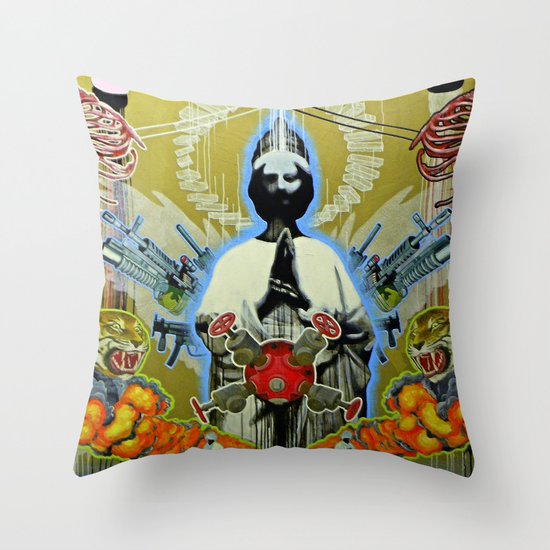 "KEEP U.S. SAFE" Throw Pillow
