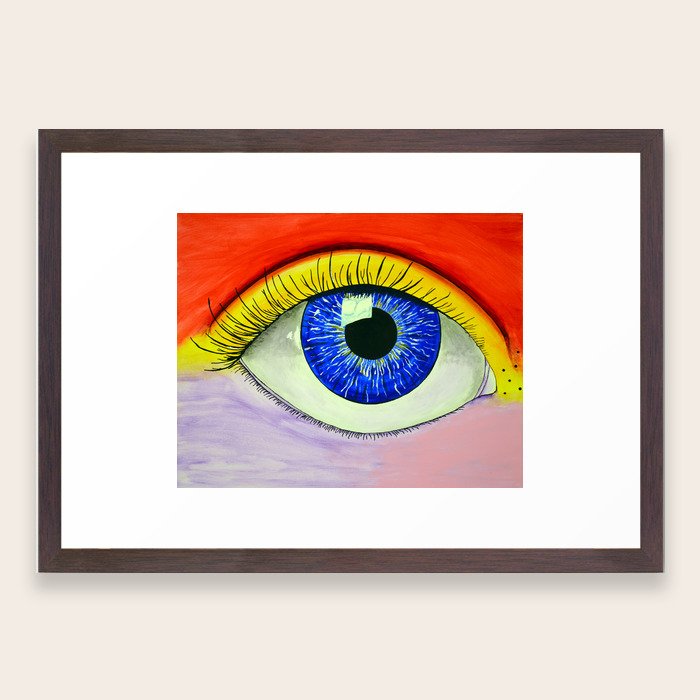 Color Vision Rb Framed Art Print By Atregellas56 Society6