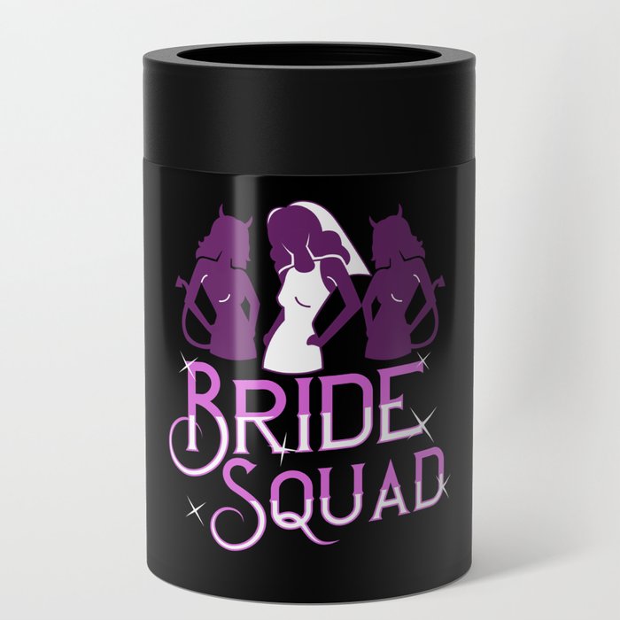 Bachelorette Party Bridesmaid Bride Before Wedding Can Cooler