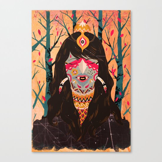 The Tree Witch Canvas Print