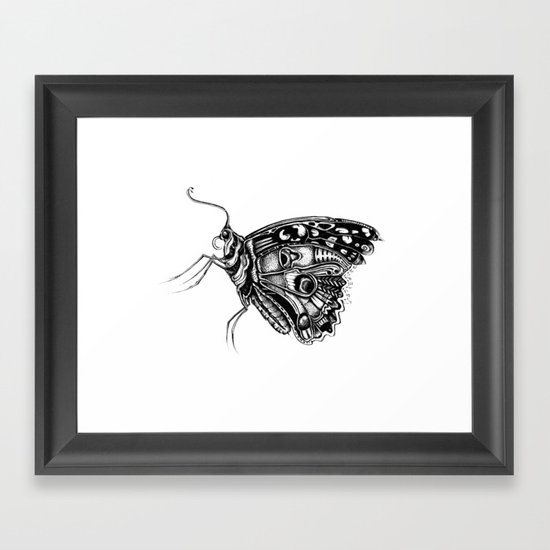 Pretty Fly For A Butterfly Framed Art Print