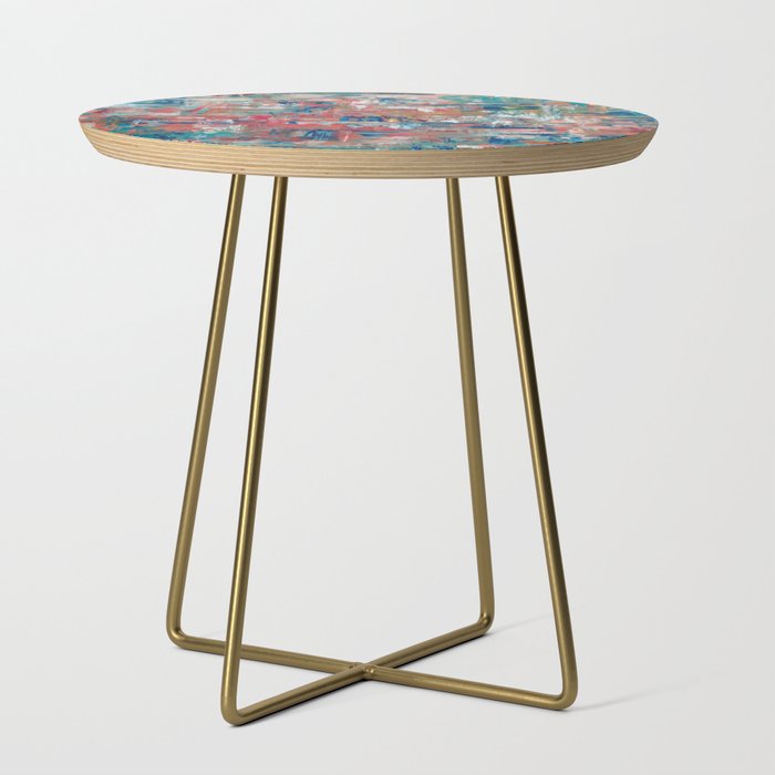 July | Abstract Calendar Side Table