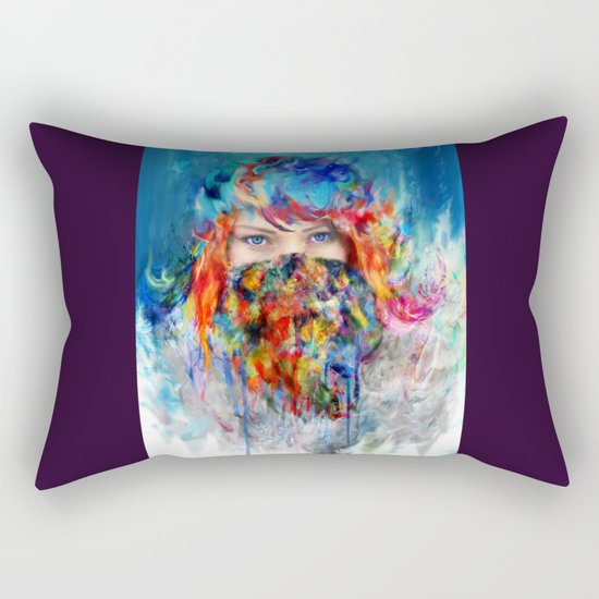 frozen princess Rectangular Pillow