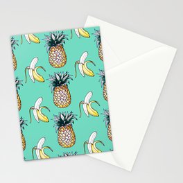 fruits attack Stationery Cards