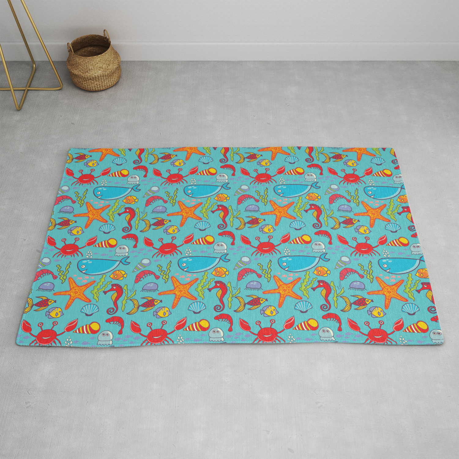 kids ocean rug