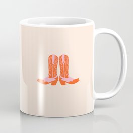 This is My Second Rodeo (pink and orange old west letters) Mug