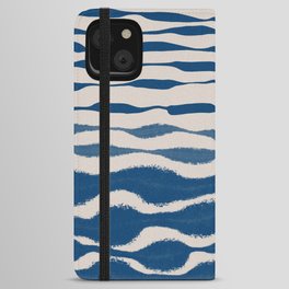 Summer Serenity: A Minimalist Exploration of Japanese Coastal Beauty iPhone Wallet Case