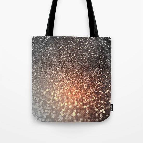 Tortilla brown Glitter effect - Sparkle and Glamour on #Society6 Tote Bag