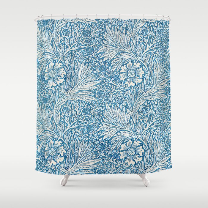 William Morris floral print Shower Curtain