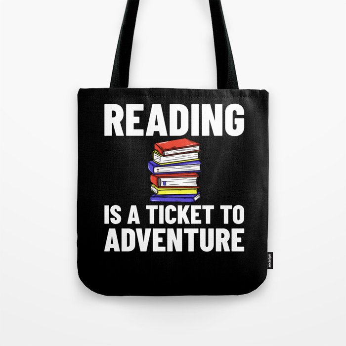 Reader Book Reading Bookworm Librarian Tote Bag