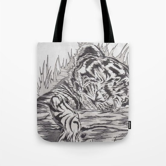 cute tiger Tote Bag