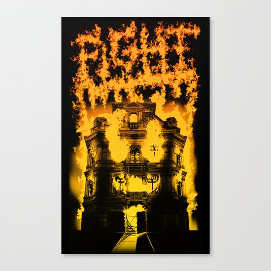 Fight with fire Canvas Print
