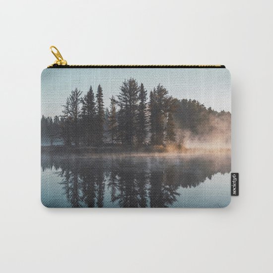Foggy lake #society6 Carry-All Pouch