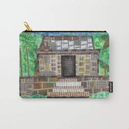 Cozumel Mexico Mayan Ruin Carry-All Pouch | Maya, History, Paper, Trees, Stones, Green, Architecture, Archeology, Pastedpaper, Native 