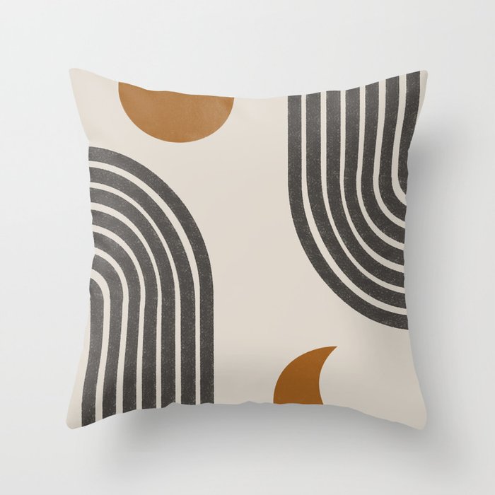 Day and Night Throw Pillow