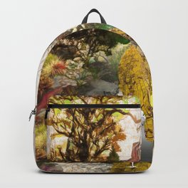 Geese on the golden lane Backpack