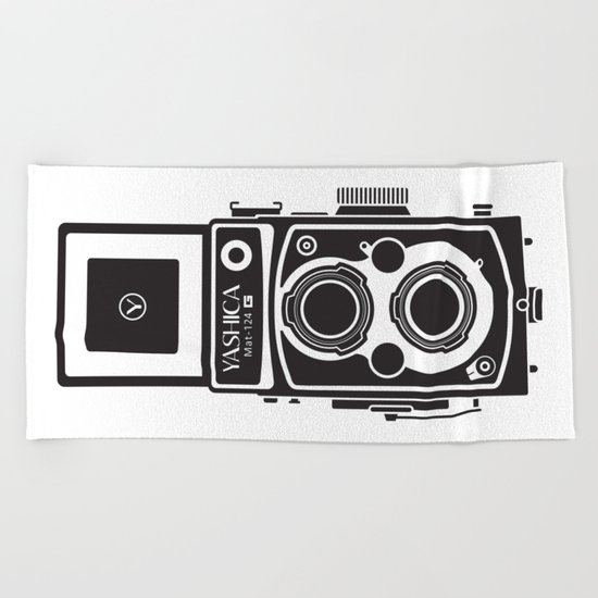 Yashica MAT 124G Camera Beach Towel