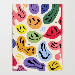 Melted Happiness Colores Poster
