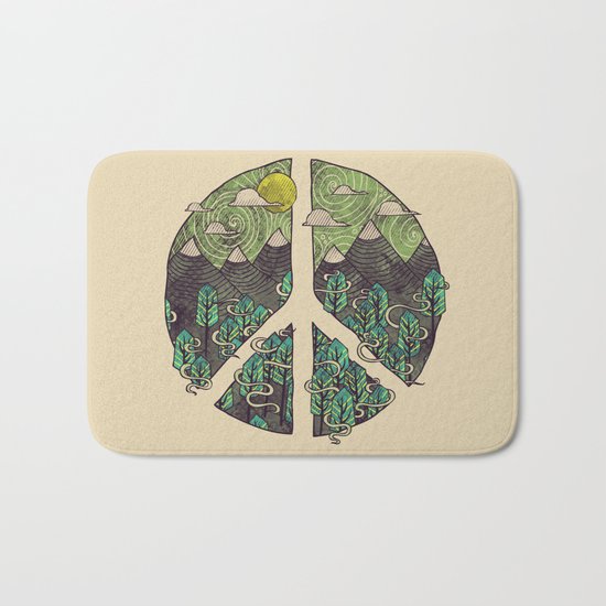 Peaceful Landscape Bath Mat