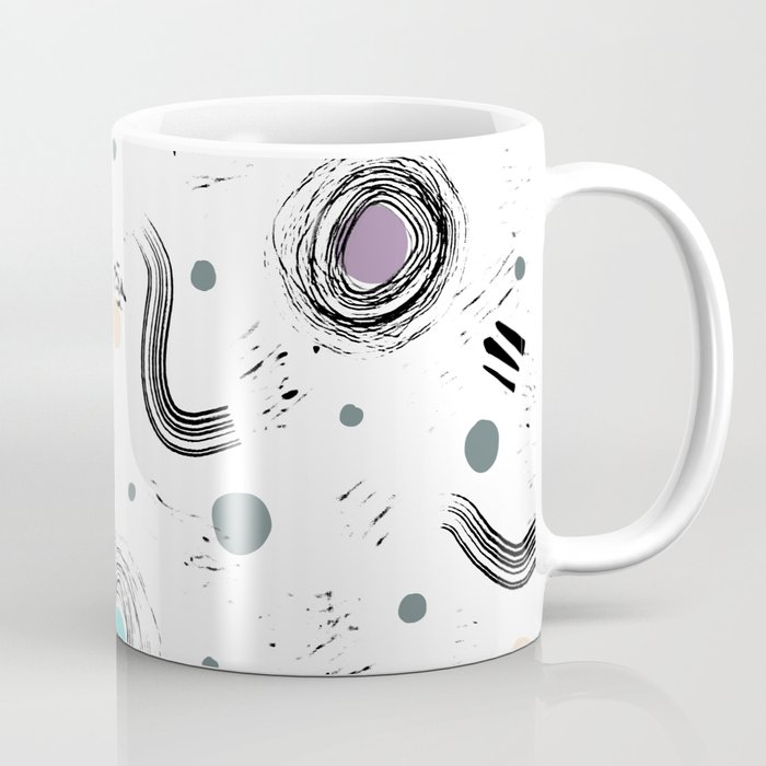 Pastel Universe Abstract Pattern Coffee Mug