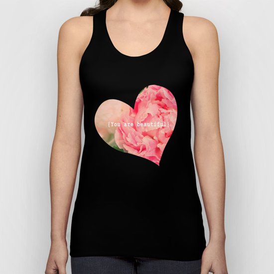 {You are beautiful} Unisex Tank Top