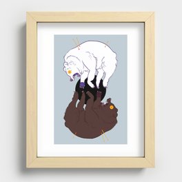 Wounded Bears Recessed Framed Print
