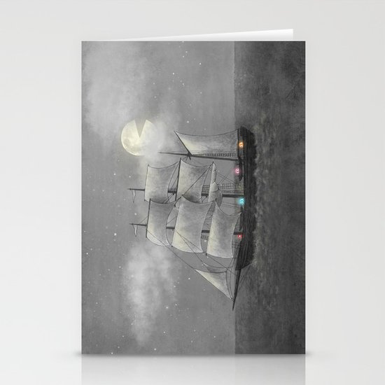 Ghost Ship Stationery Cards