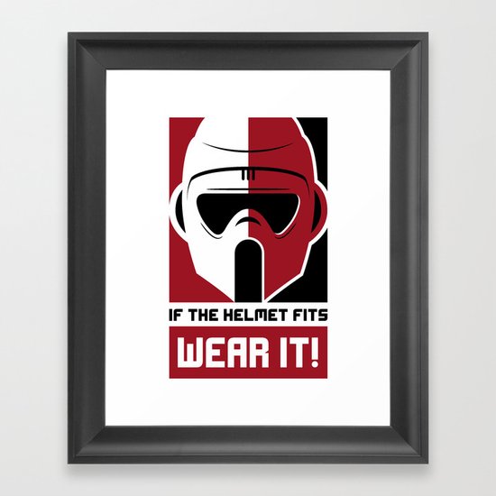 Wear It Framed Art Print