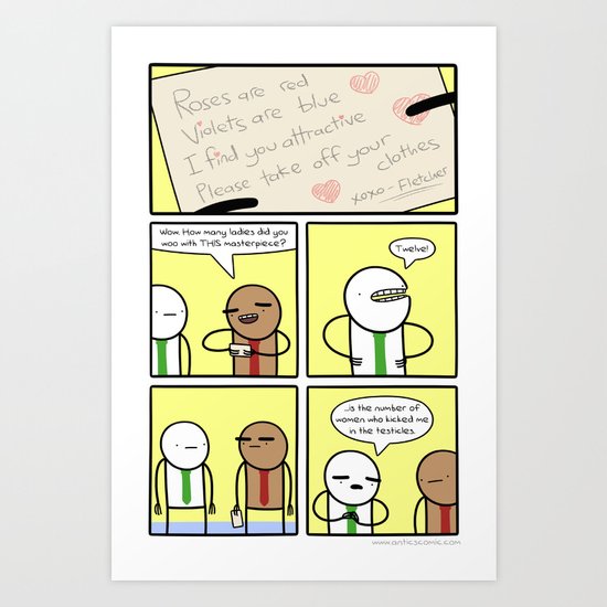 Antics #338 - the language of love Art Print
