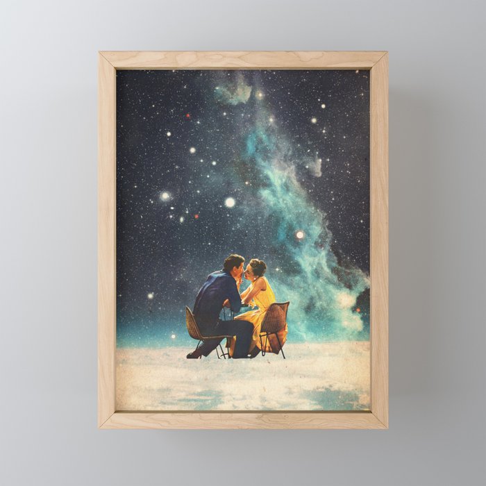 I'll Take you to the Stars for a second Date Framed Mini Art Print